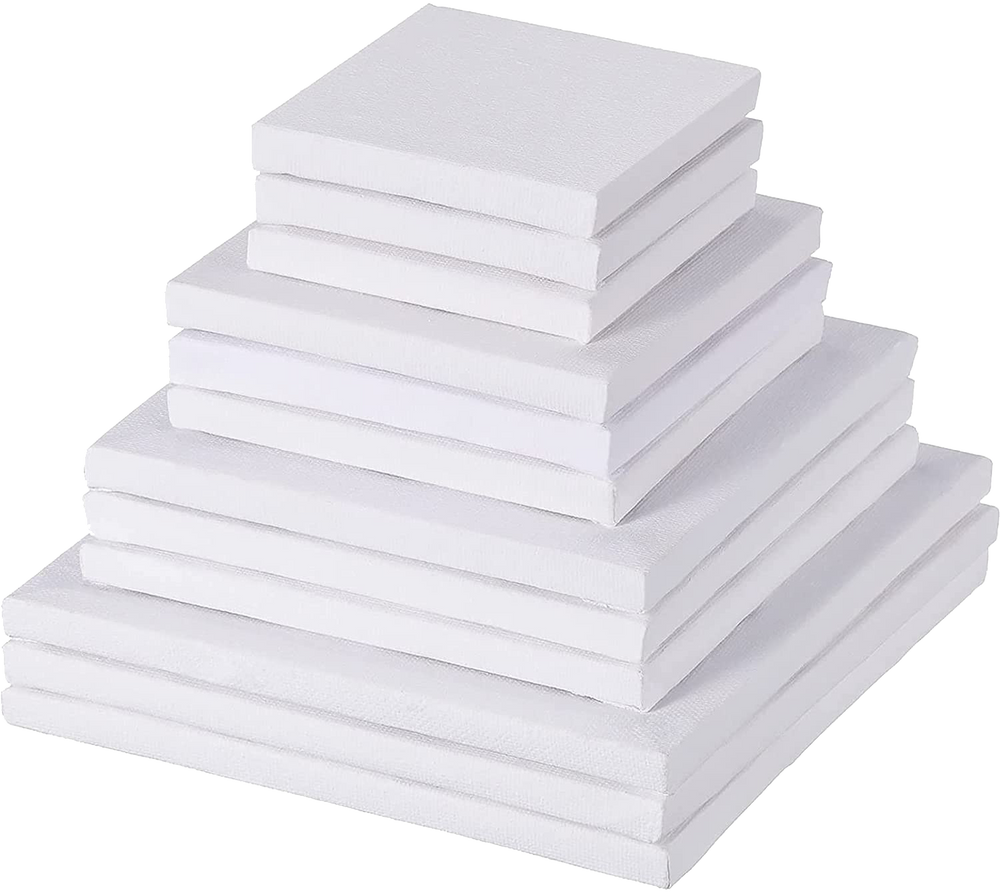 copy of snoogg stretched round canvas panel for acrylic oil painting mix media etc sizes 4