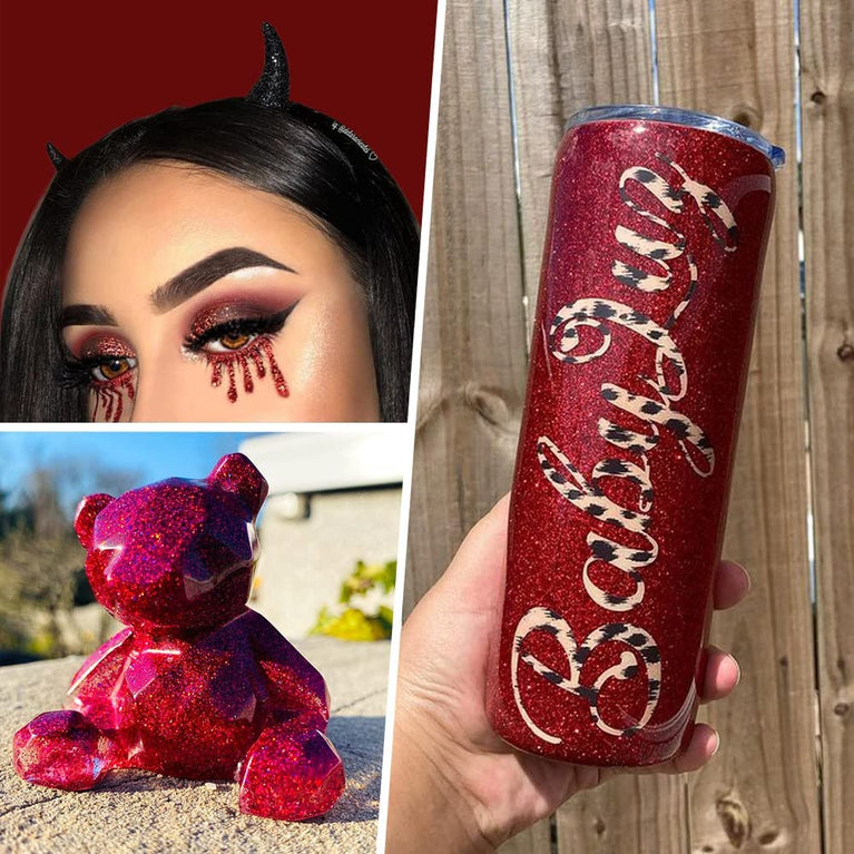 snoogg 200 gram extra fine glitter for resin nail crafts sequins powder art painting snow g