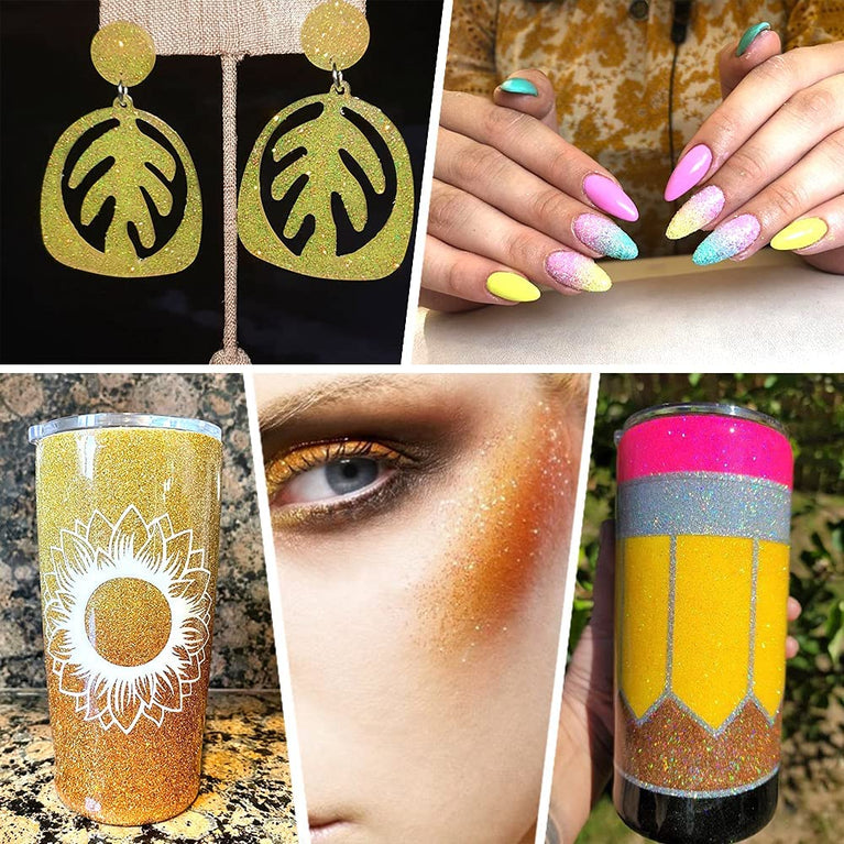 snoogg 200 gram extra fine glitter for resin nail crafts sequins powder art painting snow g