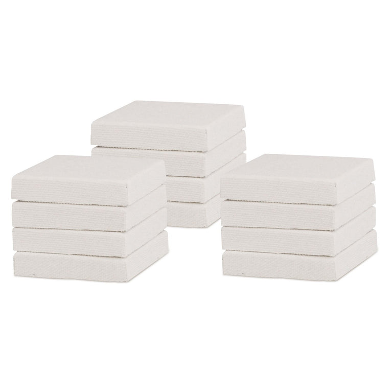 cab mini 5x5 stretched canvas painting double primed canvas medium grain wood construction