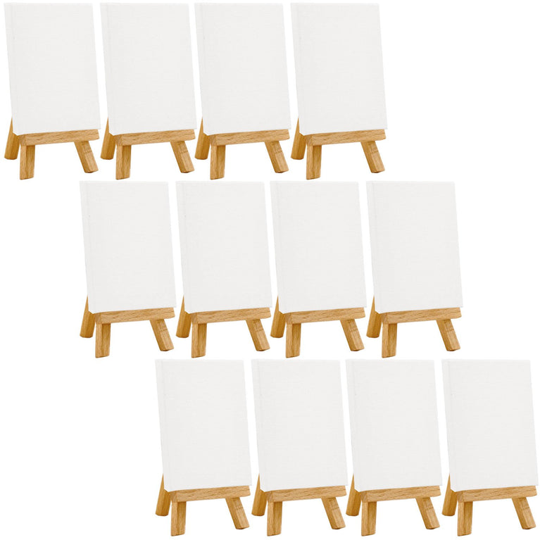 cab mini 5x5 stretched canvas painting double primed canvas medium grain wood construction