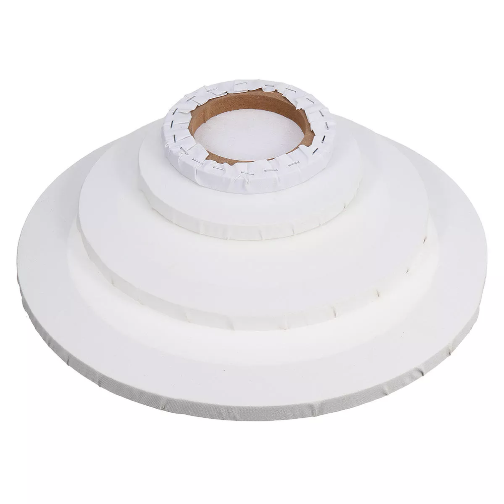 round shape medium grain stretched canvas frame ready to paint acid free acrylic titanium p