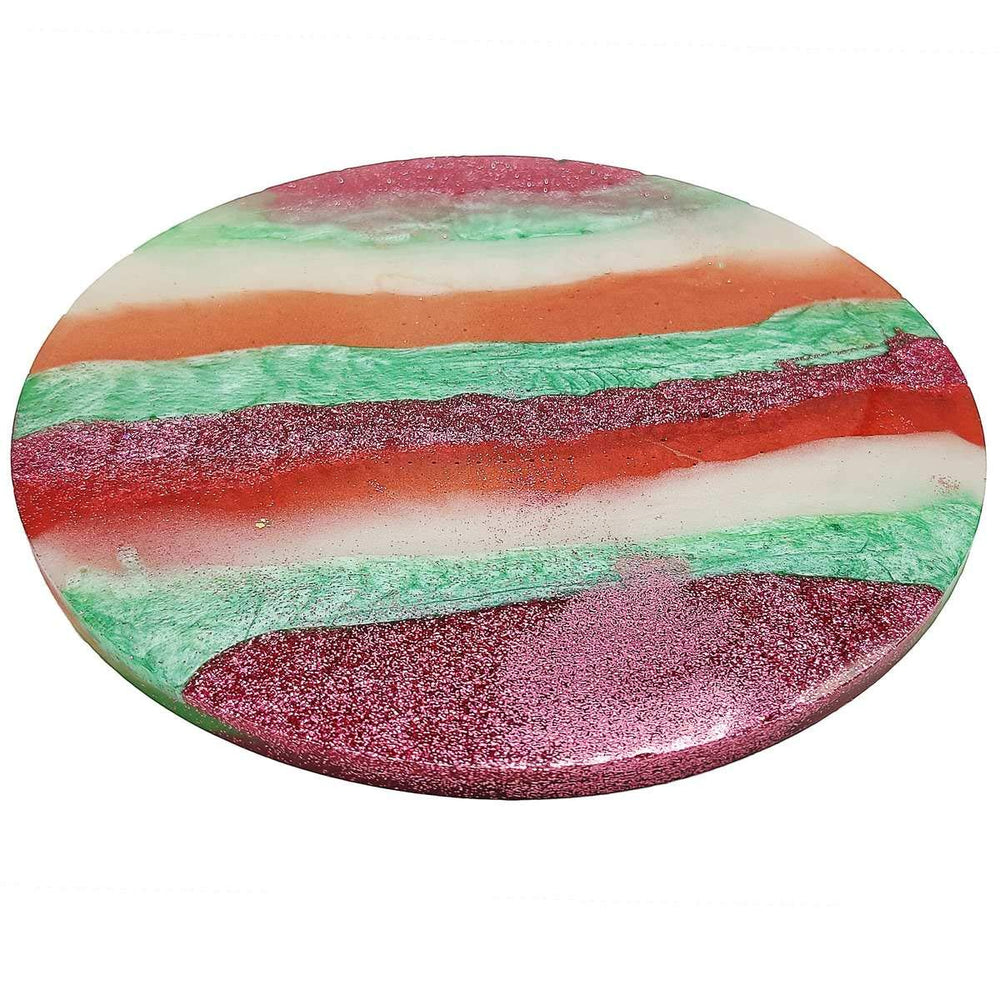 snoogg pack of 2 silicone moulds in round shape for epoxy resin art diy