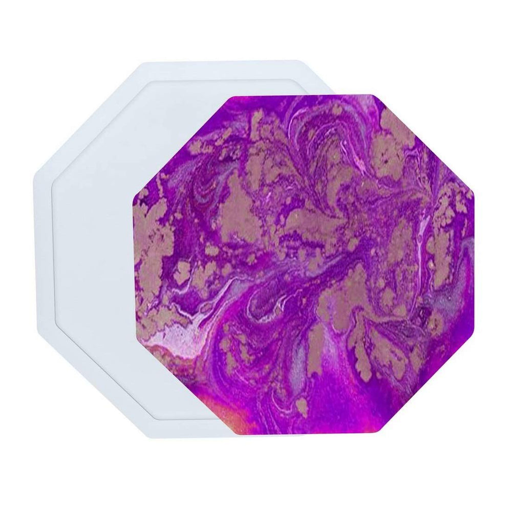 snoogg pack of 4 silicone moulds in hexagon shape for epoxy resin art diy