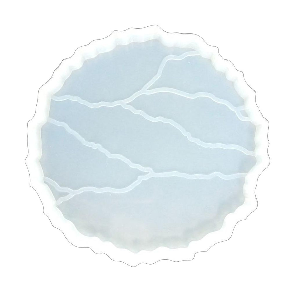 snoogg pack of 2 silicone moulds in crack shape for epoxy resin art diy