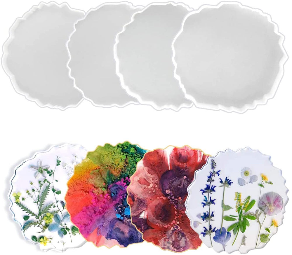 snoogg pack of 2 silicone moulds in a gate shape for epoxy resin art diy