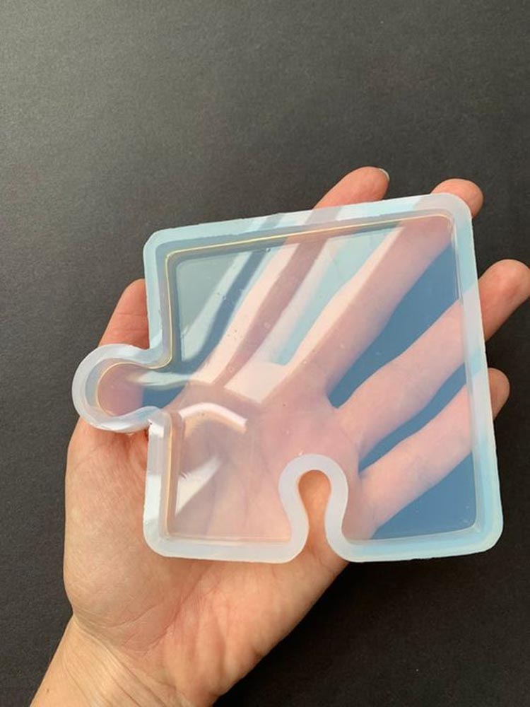 snoogg ™4 pack 10cm agate coaster silicone mould for use epoxy resin casting and resint a