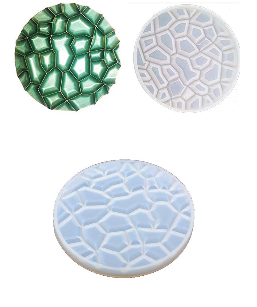 snoogg a 4 pack 10cm 3d depth heavy duty coaster design zebra silicone molds for epoxy resi