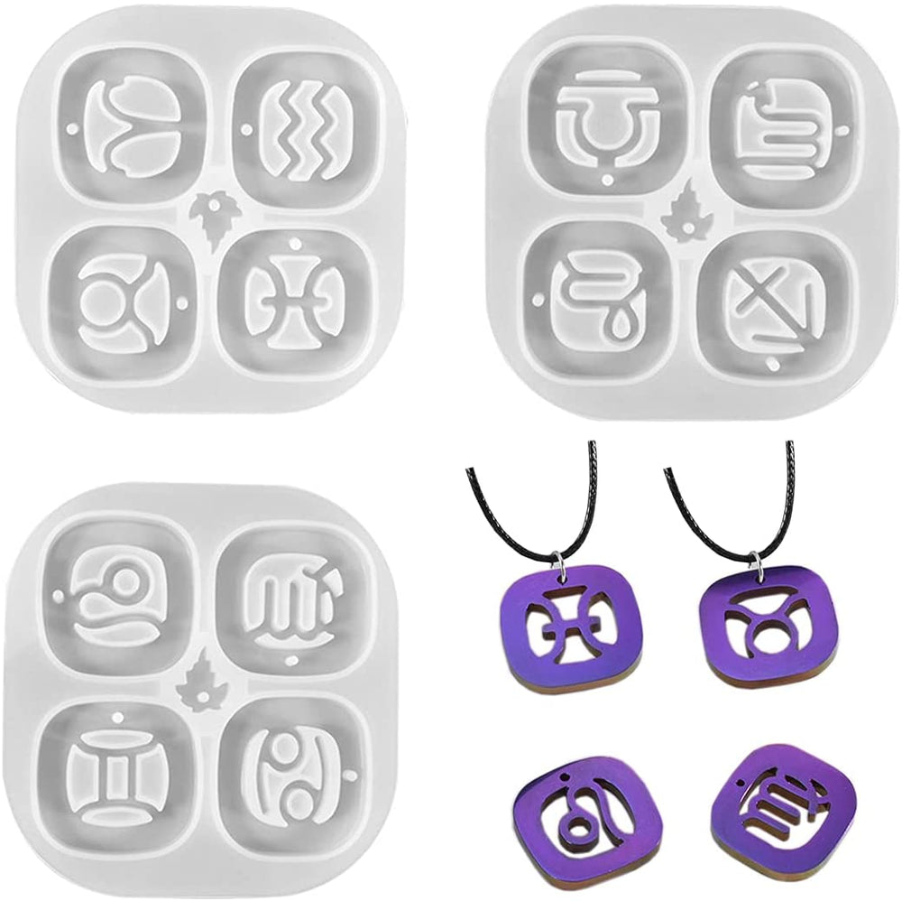 snoogg art jewellery molds res jew 701 zodiac 3pc c0 1