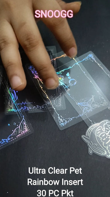 Snoogg Introduces Revolutionary Clear PET Holographic Stickers for Resin Artists