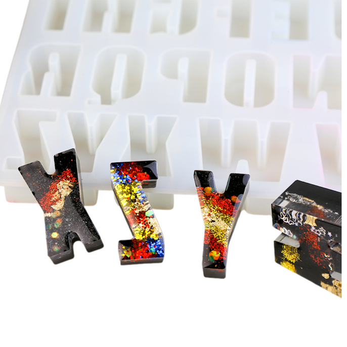 Your Inner Artist with Our A to Z  Alphabet Molds! 25 mm deep