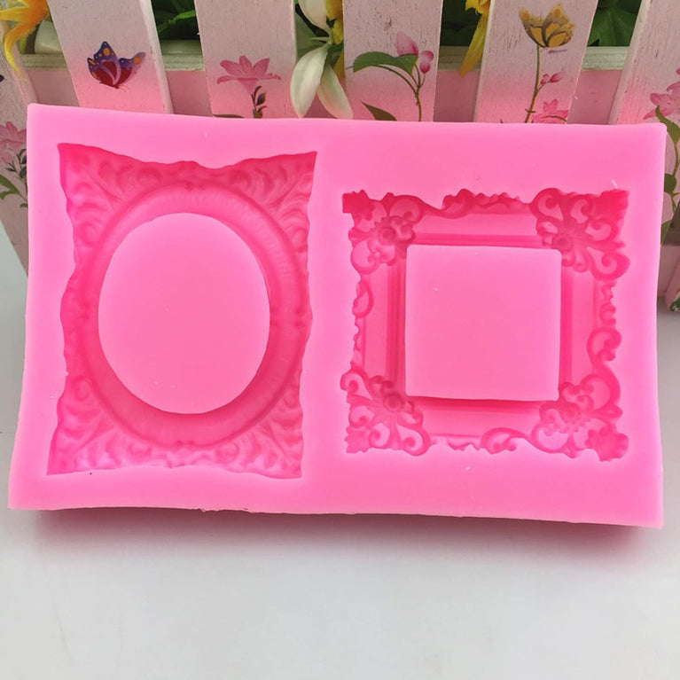 Snoogg Silicone Lunar Moon and photoframe Resin epoxy Mold for Frames Home Decor, DIY Crafts Project and Handmade Personalized Customize Gifts