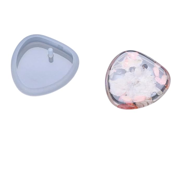 snoogg 6 piece key chain resin earring crystal pendants coaster silicone jewelry casting mo