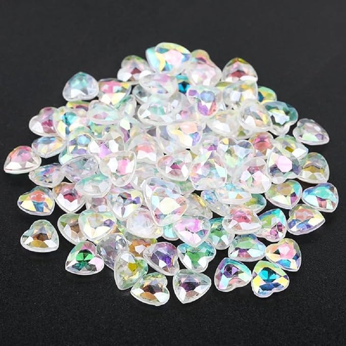 Snoogg Rainbow Rhinestones Beats Pack of 20 Gram Suitable for Resin Art Decoration Art and Craft DIY and More