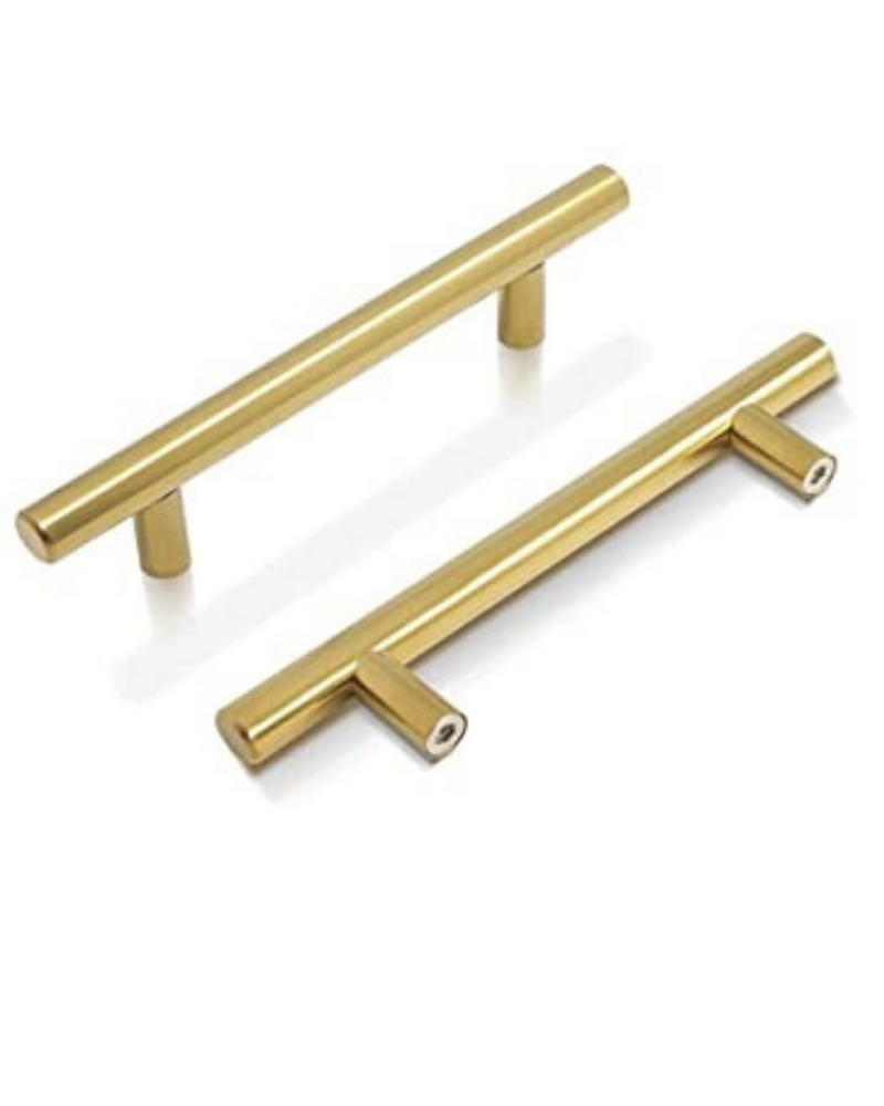 Snoogg Brass Pair of goldeb handle Size 6 inch for resin tray art and craft diy and more