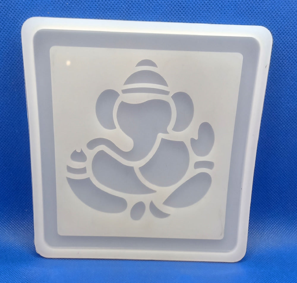 SNOOGG Pack of 1 Silicone Moulds in GANESH 4IN for Epoxy Resin Art, DIY, Casting