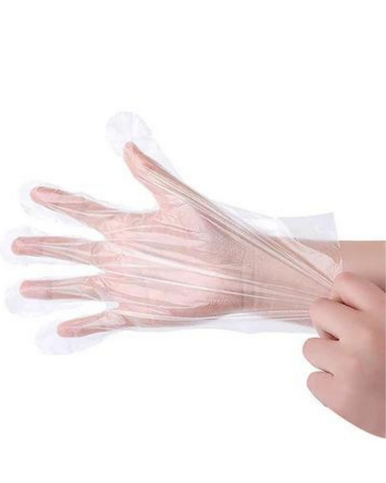 Snoogg Plastic Disposable gloves pack of 25