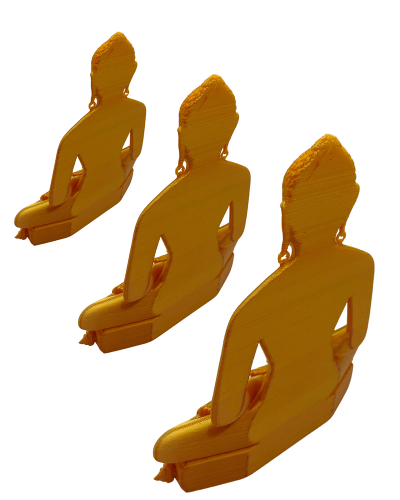 Snoogg 3, 4, 5 Inch Set of three  Idol Statue of Lord Mahavira jainism Tirthankar statue for Resin Art works, religious art gifting and more