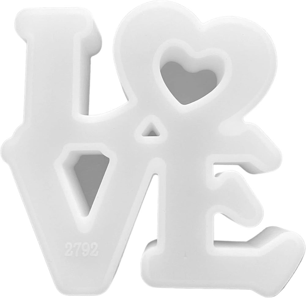 Snoogg Pack of 1 Love Mold With 4 Cavity  Resin Art for Anniversary Gifts for your loved ones