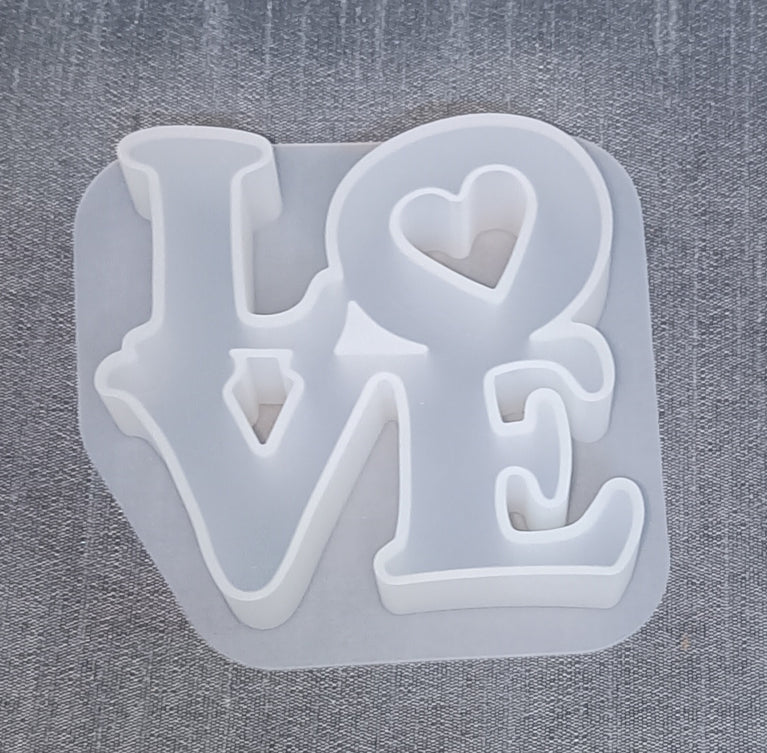 snoogg pack of 1 love mold with 4 cavity resin art for anniversary gifts for your loved one