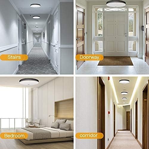 snoogg led motion sensor night light rechargeable usb charging 3 switch mode stick magnetic