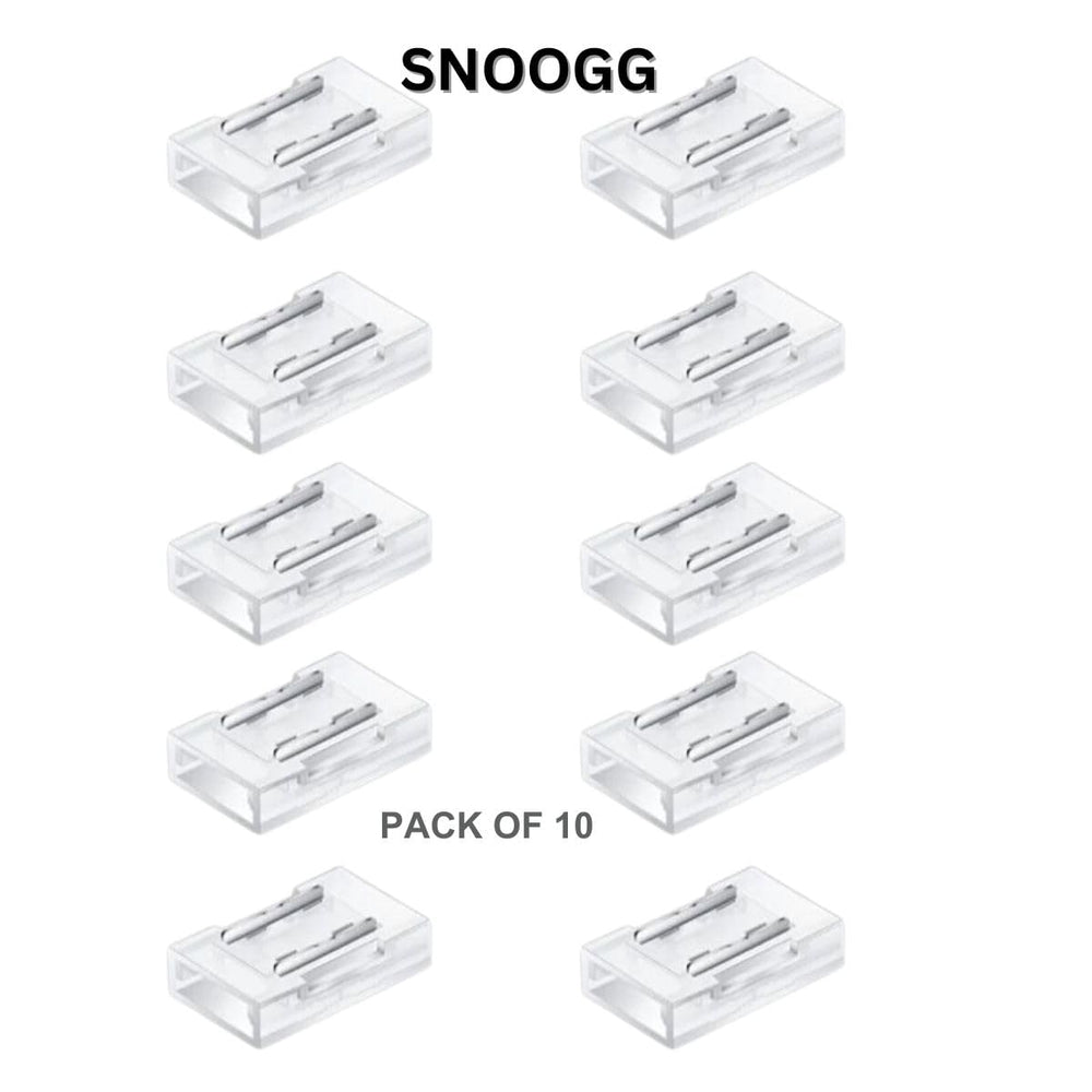 snoogg fcob cob transparent connector support fcob 10mm width 2 pin v v single color led st