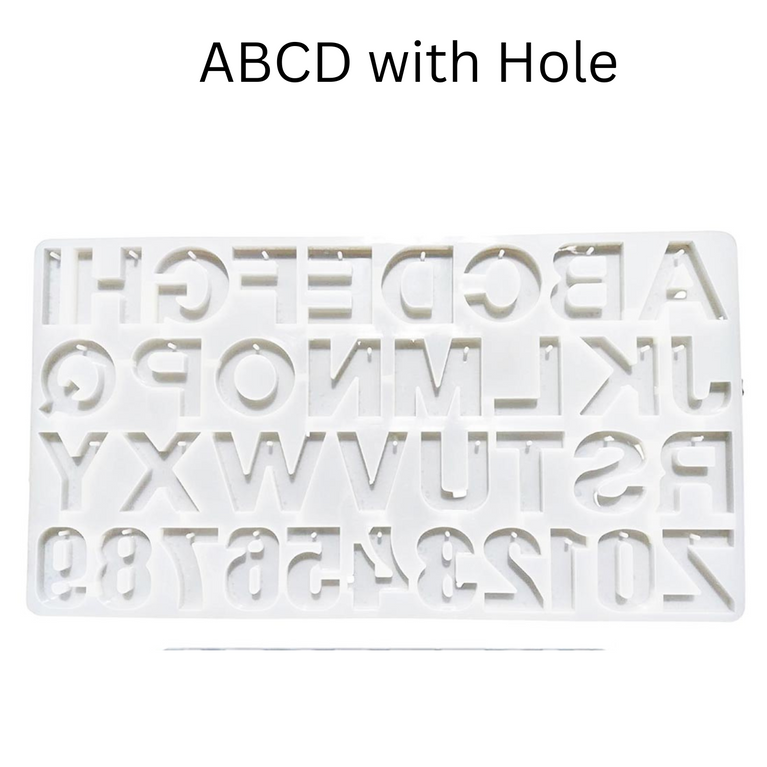 ABCD BIG WITH HOLE AND ABCD SAMLL WITHOUT HOLE