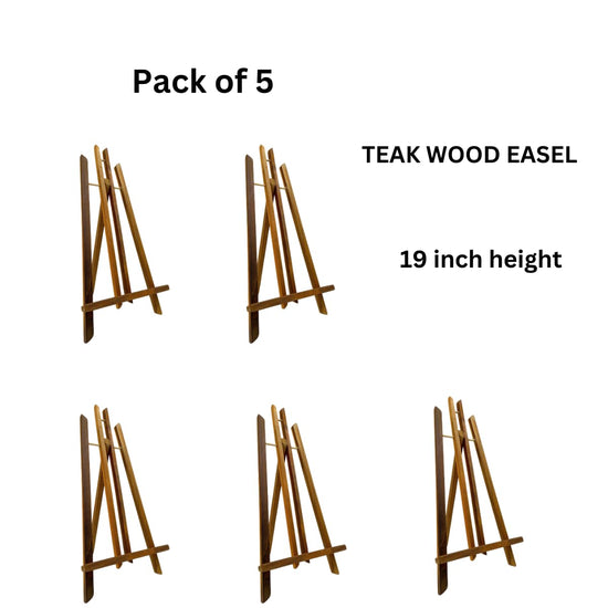 snoogg in 12 inch size natural pine wood economy easel stand for painting canvas stand disp