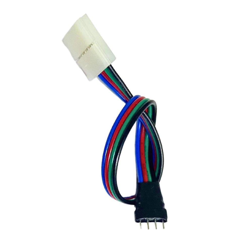 snoogg 4pin rgb led solderless connector with 4 needle pin connectors 10mm wide gapless sol