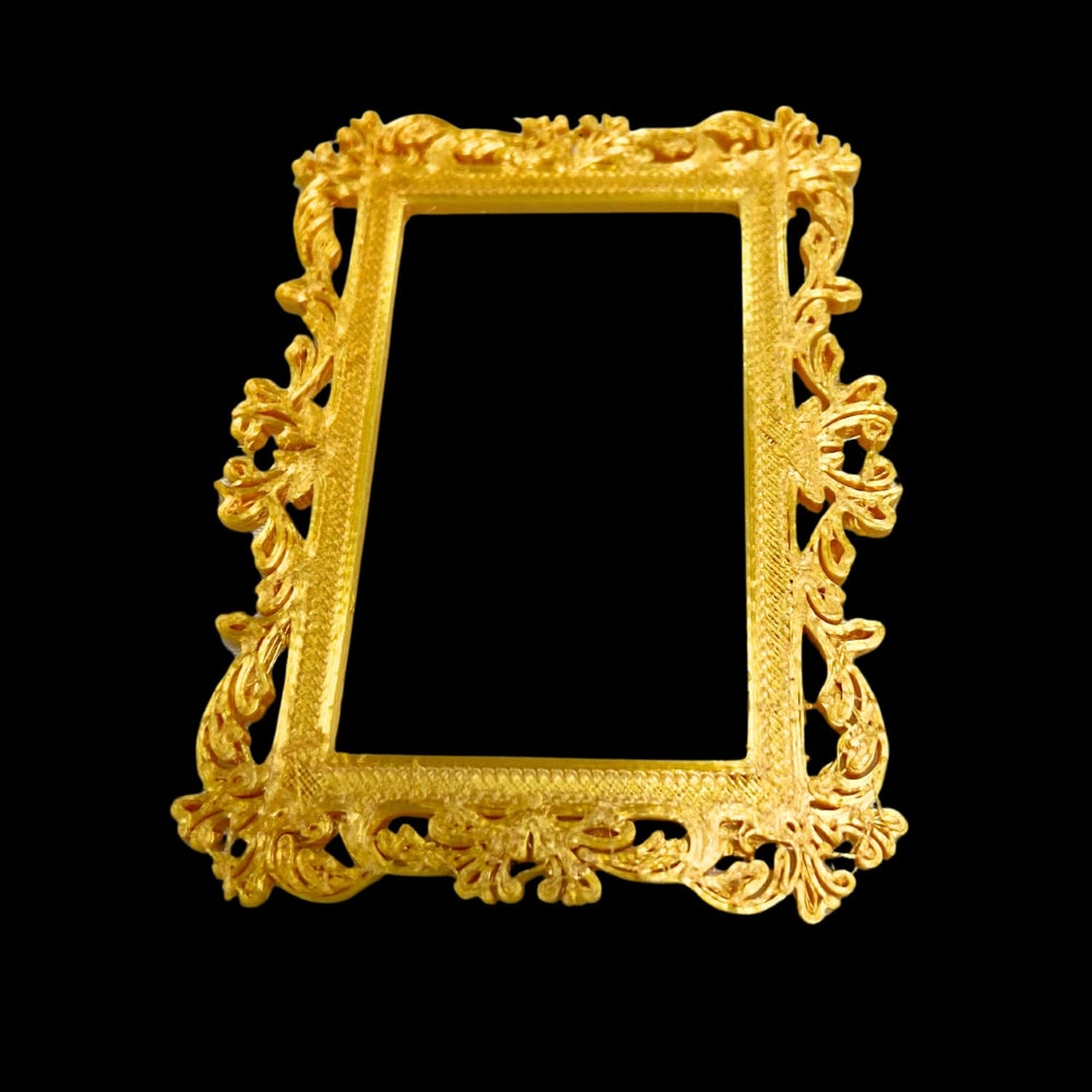 snoogg 3d gold pla plastic filament vintage photo frame pack of 3 designs for resin art sha