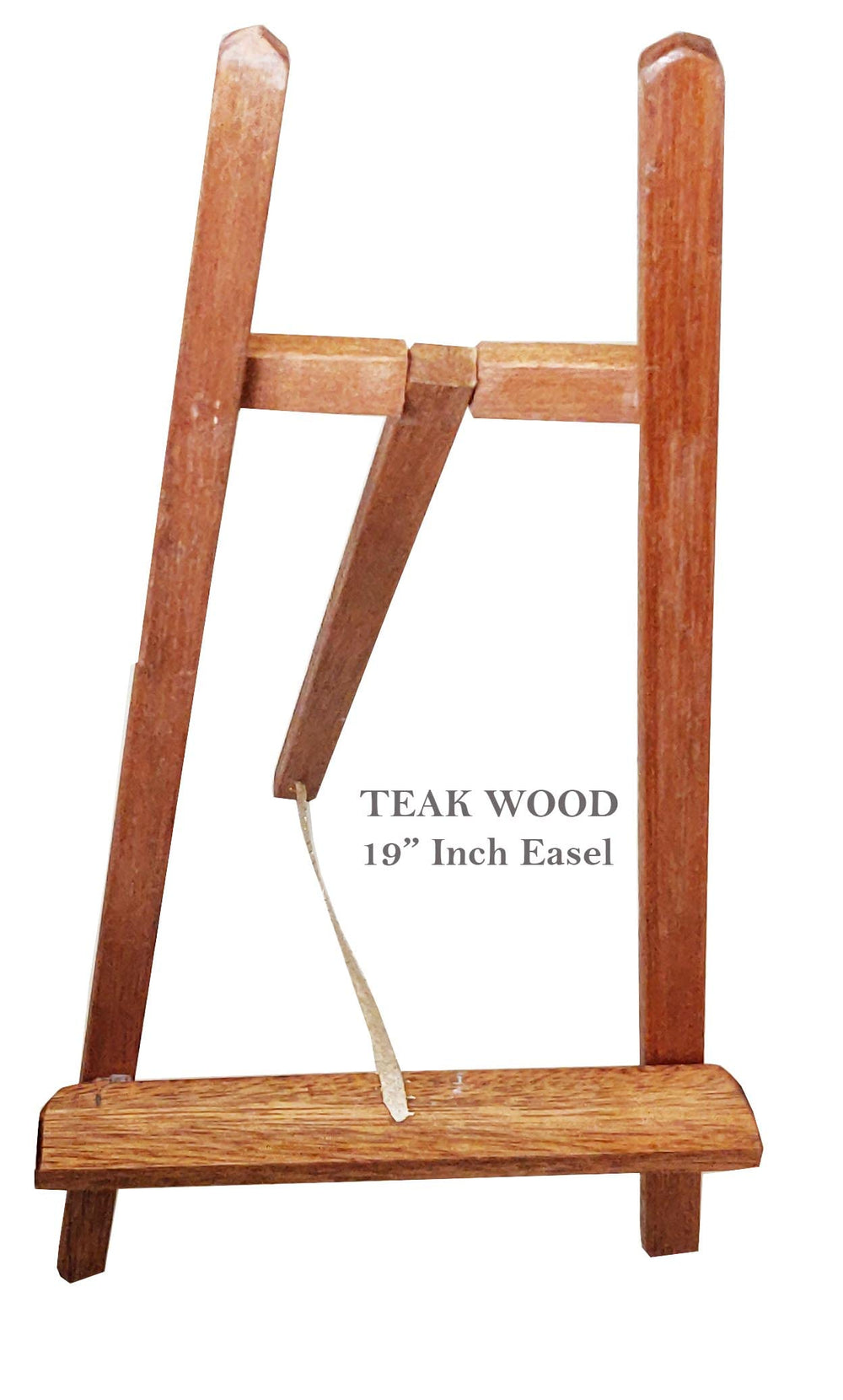 snoogg 19 inch tall medium tabletop display a frame painters easel solid teak wood artist s