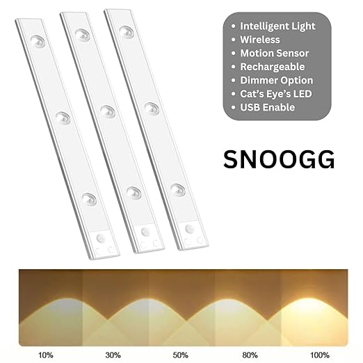 snoogg illuminate your cooking area 16 inch led cats eye lighting beautifully designed moti