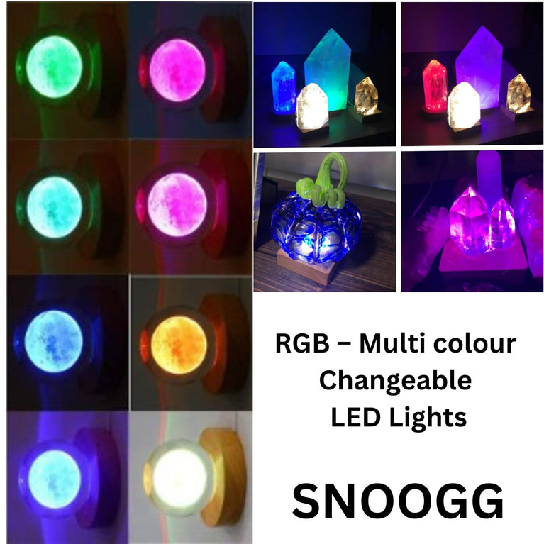 SNOOGG 60 mm 3D Galaxy Crystal Ball Night Lamp Space Doll Galaxy Glass Ball with Colorful LED Base, Best Birthday Gift for Kids,Loved Ones Classmates (Glass and Base)