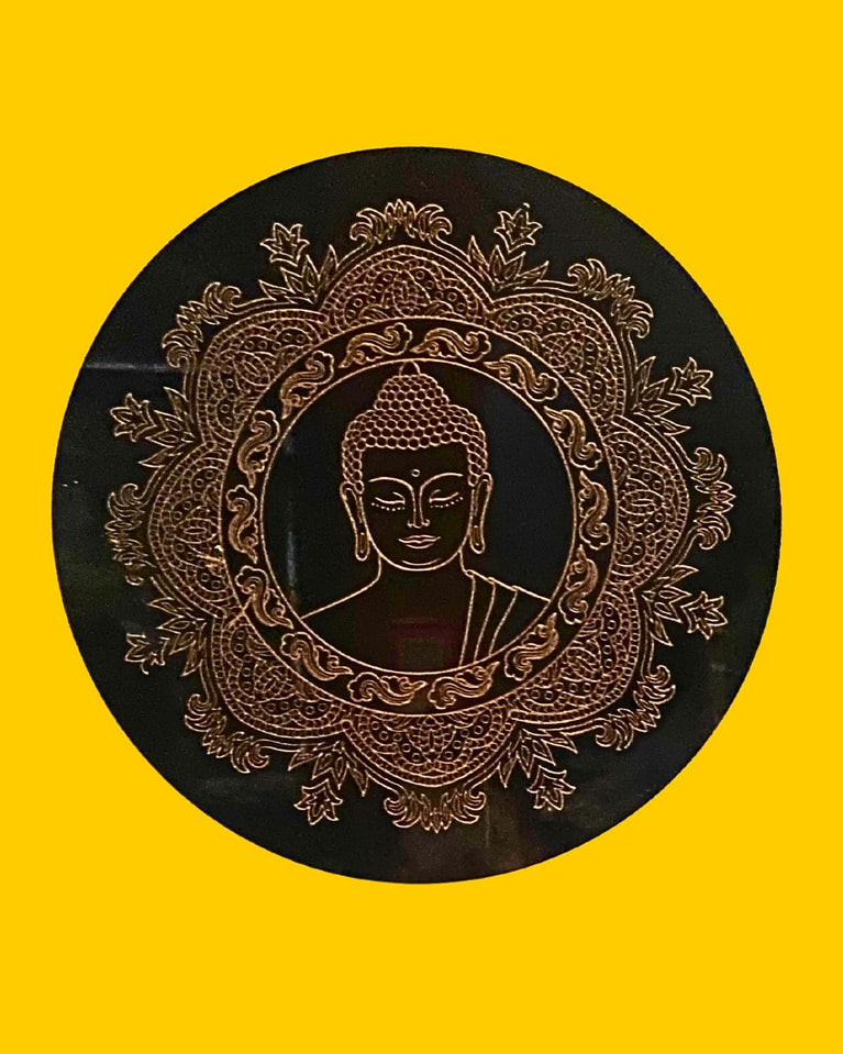 SNOOGG Contemporary Buddha Artwork â€“ Perfect for Elevating the Ambiance of Your Bedroom, Living Room, Dining Area, or Kitchen with a Refined Spiritual Touch Artwork Ready To Hang (Buddha-104)