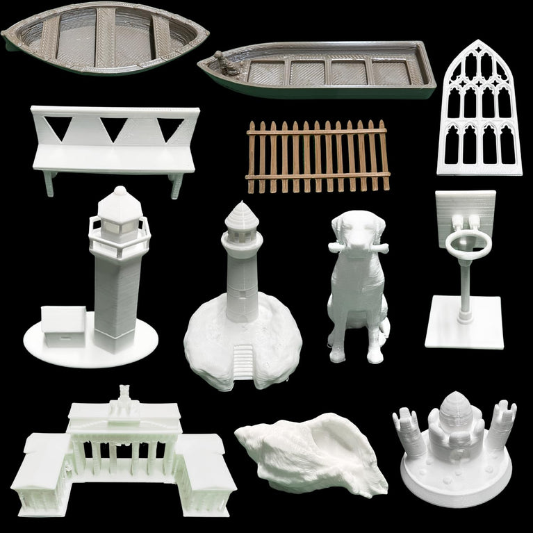 3d beach theme accessories miniatures for your resin art ocean theme and shadow art box etc