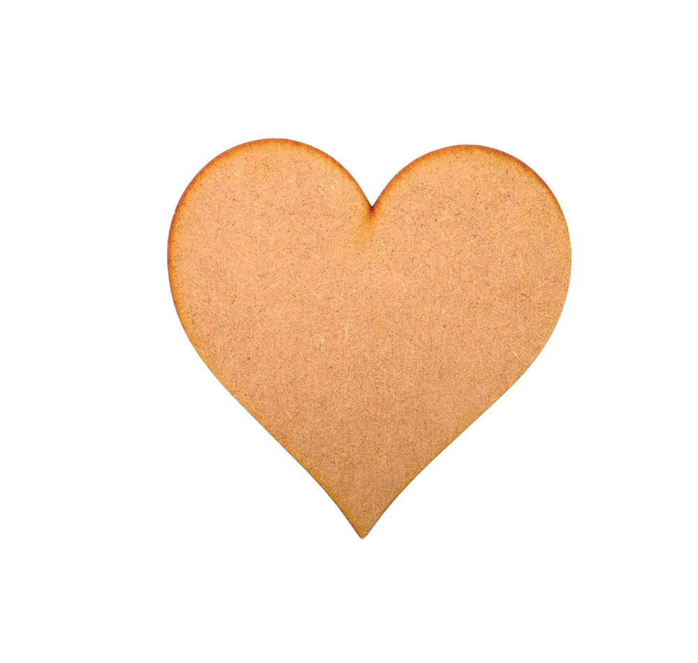 SNOOGG 10 Piece of 2 INCH Hearts MDF Wooden Laser Cut Outs for Art and Crafts DIY Project,Resin Art, Festive Occasion, Birthday Party Favors Design 439