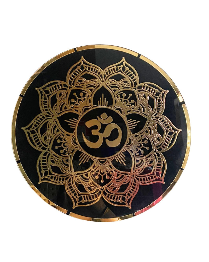 SNOOGG Contemporary Om Artwork - Perfect for adding a spiritual touch to your bedroom, living room, dining room, or kitchen. Ideal for yoga and meditation spaces (OM-301)