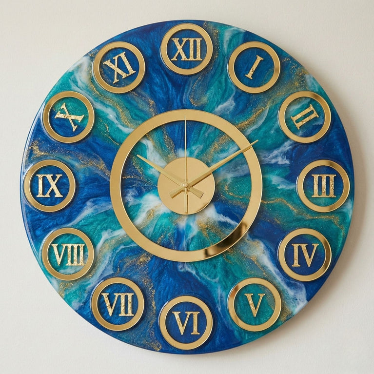 Snoogg Acrylic Rings in multiple size packs for DIY, Resin Art, Home Decor, Clocks, Craft Projects