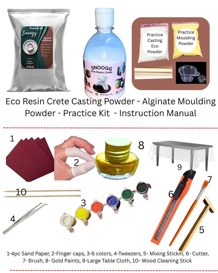 SNOOGG Hand Casting Kit: Create a Unique Memory with Couples, Adults, Kids & Friends - Perfect for Weddings, Anniversaries & Holidays