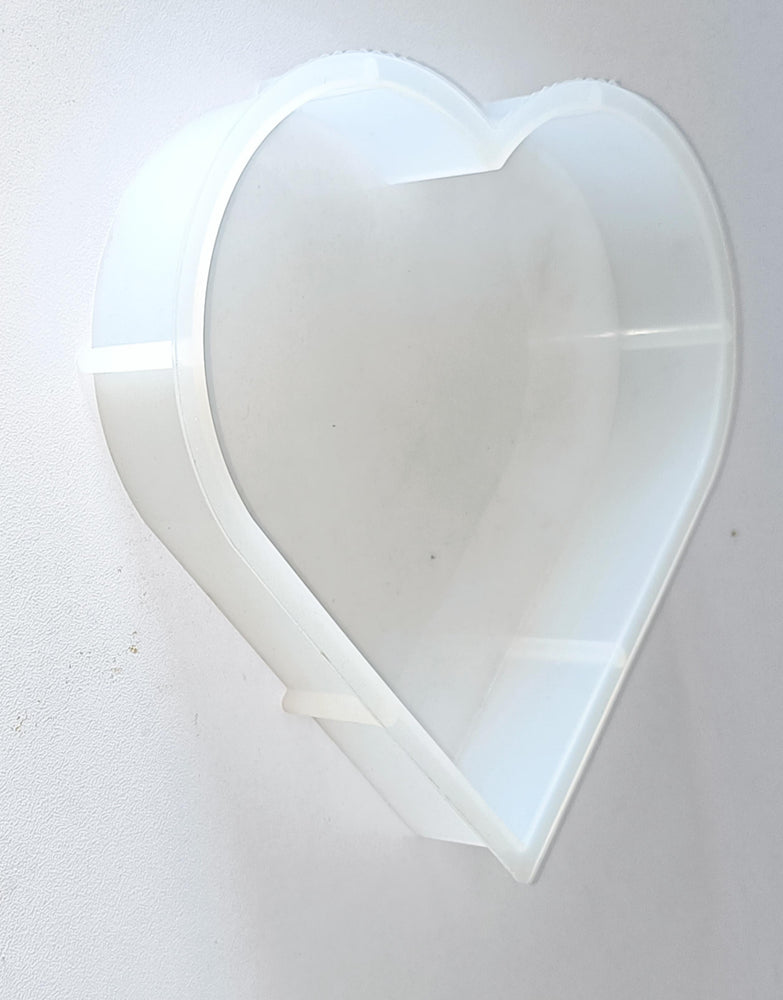 copy of 2 pcs tealight candle holder resin molds 2 sizes cylindrical candlestick heart shap