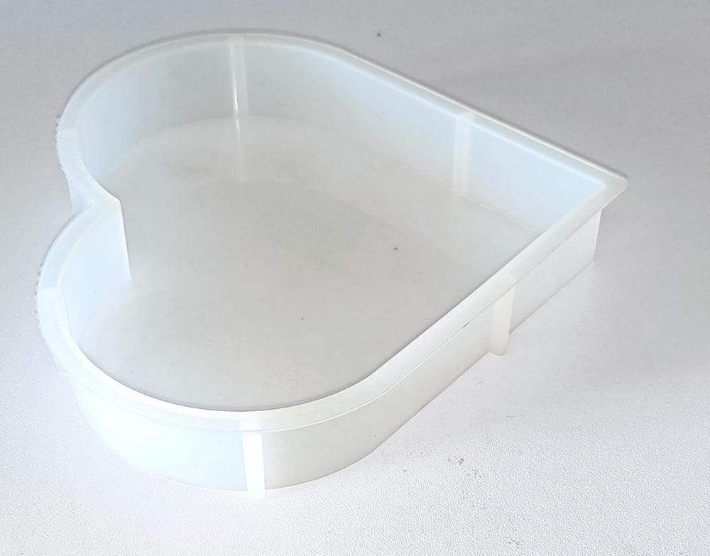 copy of 2 pcs tealight candle holder resin molds 2 sizes cylindrical candlestick heart shap