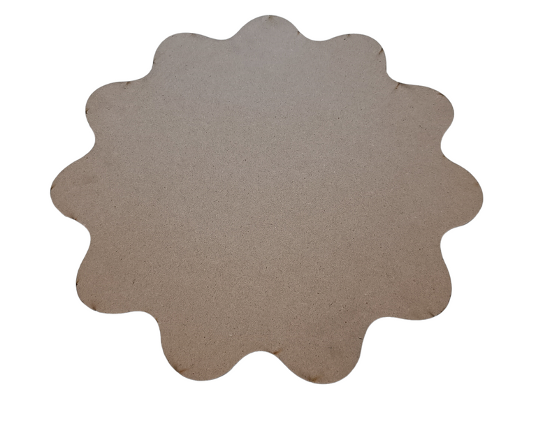 15.5  inch 4 mm Thick MDF Blanks for Resin Art. With Acrylic or Without - Dsign - 701