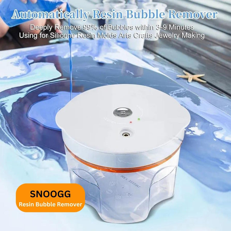 Resin Bubble Remover, Faster Remove Bubbles Within 5 Mins, Wide Vacuum Chamber, Compact Epoxy Resin Airless Machine for Silicone Resin Molds Arts Crafts Jewelry Making