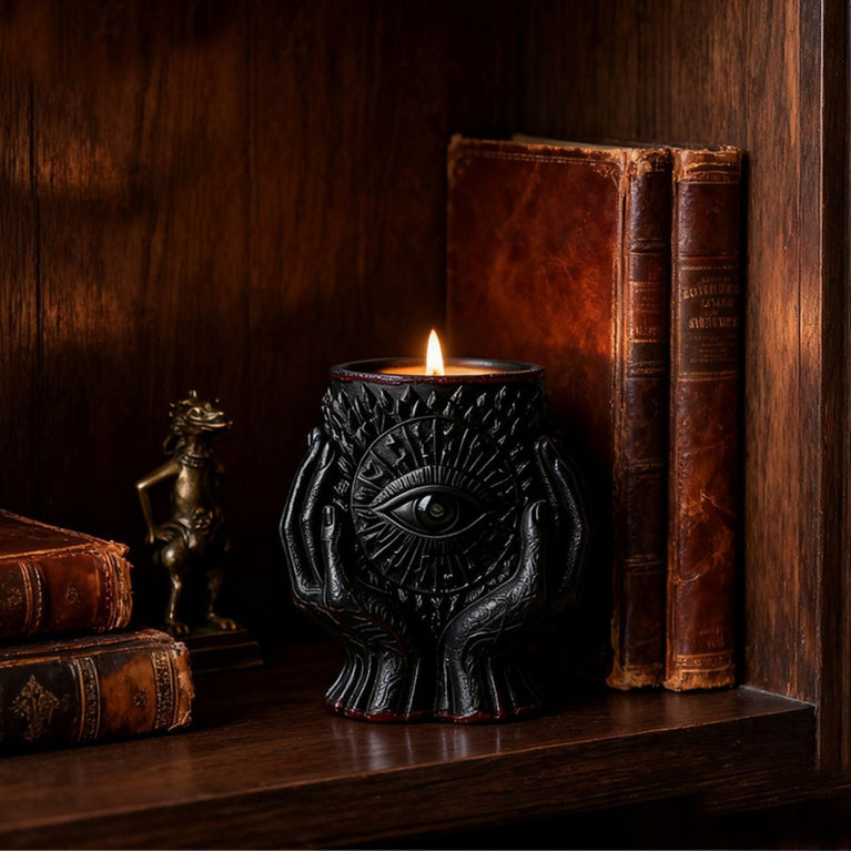 SNOOGG Silicone Evil Eye Hands Candle Holder Mold | Resin Cement Gypsum Plaster Casting DIY Decor