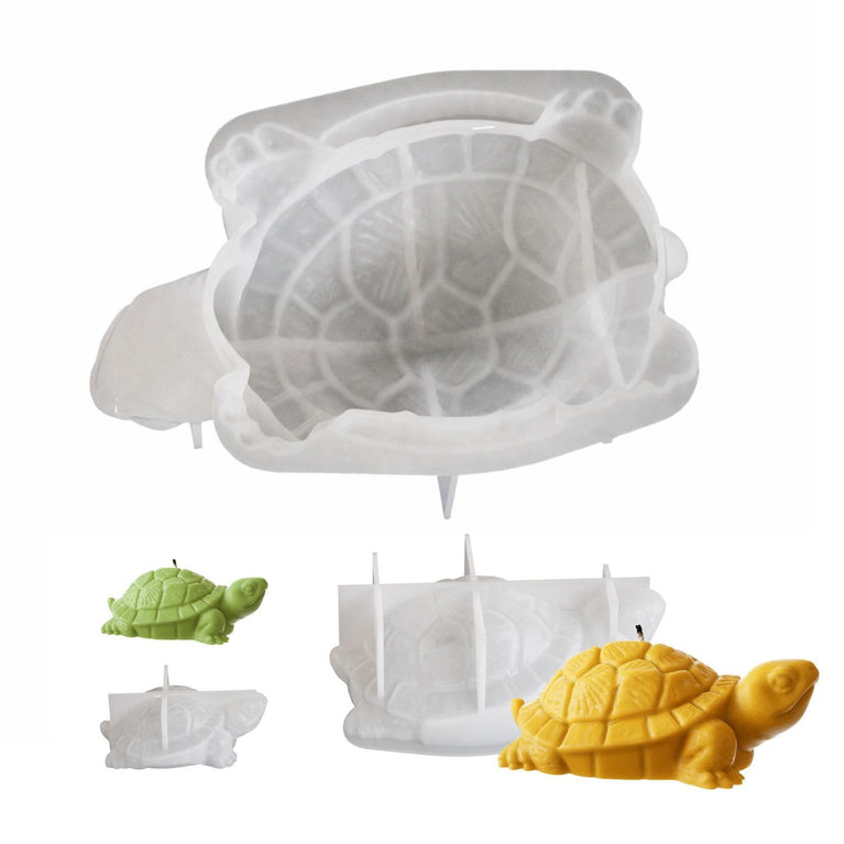 NOOGG Turtle Silicone Mold 7.2cm, Silicone Mold 7.2cm, dant Jewelry, Epoxy Resin Casting Mold, Cute Animal Polymer Clay Mold, DIY Soap Wax Candle Concrete Craft Mold