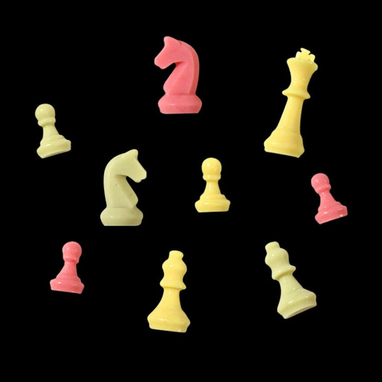 Snoogg Silicone Chess Set Mold – 6 Piece Single-Cavity King, Queen, Bishop, Knight, Rook & Pawn Mold for Epoxy Resin Casting, DIY Chess Making, Crafts & Art Supplies