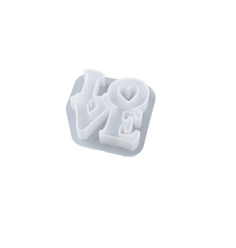 Snoogg Pack of 1 Love Mold With 4 Cavity  Resin Art for Anniversary Gifts for your loved ones