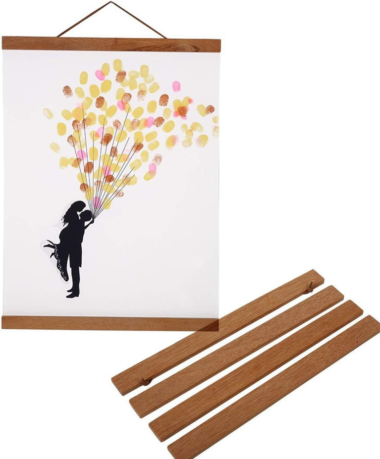 snoogg 16 inch pack 1 wide magnetic poster hanger frame for posters prints photos pictures 
