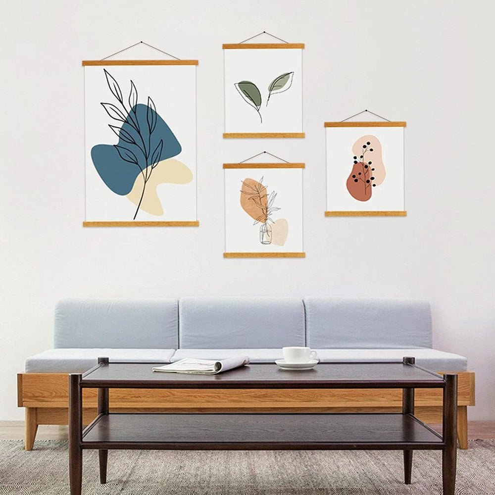 snoogg 18 inch pack 1 wide magnetic poster hanger frame for posters prints photos pictures 