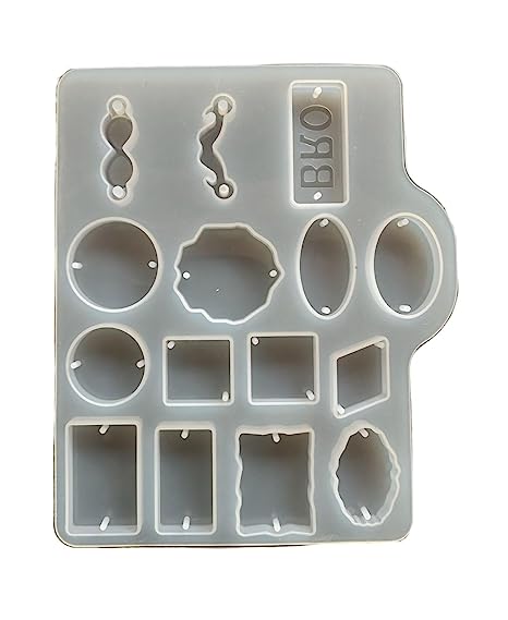 Snoogg 12 in 1 Trendy and Unique Rakhi – jewellery & Bracelet Silicon Epoxy casting Jewellery Making Mould DIY Craft 12 Cavaties Size 7 Inch